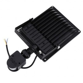 AC 85 - 265V 30W 2800 - 3000LM HUMAN BODY INFRARED SENSOR LED FLOOD LIGHT (WARM WHITE LIGH