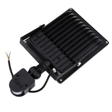 AC 85 - 265V 30W 2800 - 3000LM HUMAN BODY INFRARED SENSOR LED FLOOD LIGHT (WARM WHITE LIGH
