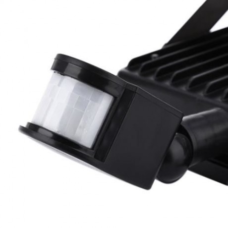 AC 85 - 265V 30W 2800 - 3000LM HUMAN BODY INFRARED SENSOR LED FLOOD LIGHT (WARM WHITE LIGH