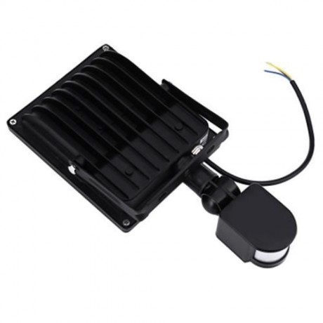 AC 85 - 265V 20W 1800 - 2000LM HUMAN BODY INFRARED SENSOR LED FLOOD LIGHT (WARM WHITE LIGH
