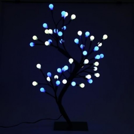 2W 48 LEDS ROUND TREE LIGHT HOME DECORATION NIGHTLIGHT (WHITE)