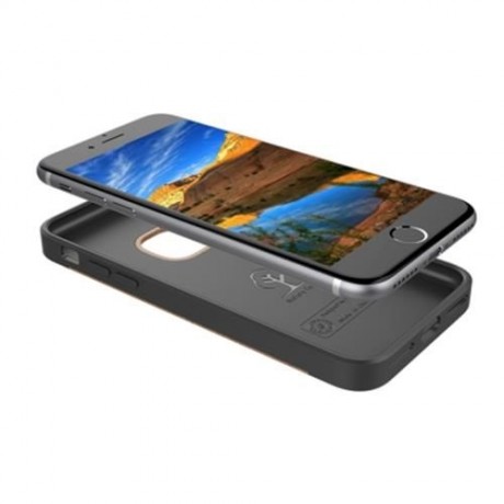 SLICOO SLCS066 NATURE SERIES WOOD PROTECTIVE SHELL BACK COVER FOR IPHONE 7 (BROWN)