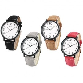 WEESKY 1206 MALE QUARTZ WATCH LUMINOUS CUTE ARABIC NUMERALS SCALE WATER RESISTANCE WRISTWA