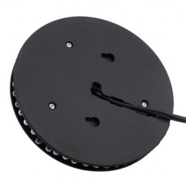 AC 90 - 240V 8W 48 LEDS SUNFLOWER RGB LED STAGE LIGHT ROTATING LAMP (BLACK)