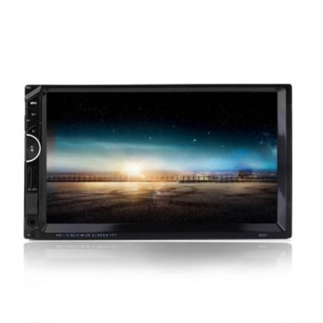 8001 7 INCH DOUBLE DIN 12V CAR MULTIMEDIA MP5 PLAYER SUPPORT GPS BLUETOOTH RADIO WITH CAME
