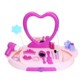 BOWA 19PCS BABY KIDS MAKEUP TOOLS BOX MINI SIMULATION EDUCATIONAL PRETEND PLAY TOY GIFT (C