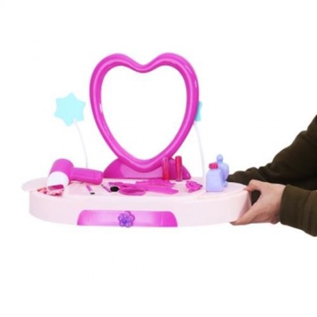 BOWA 19PCS BABY KIDS MAKEUP TOOLS BOX MINI SIMULATION EDUCATIONAL PRETEND PLAY TOY GIFT (C