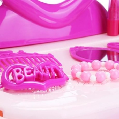BOWA 19PCS BABY KIDS MAKEUP TOOLS BOX MINI SIMULATION EDUCATIONAL PRETEND PLAY TOY GIFT (C