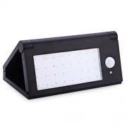 OUTDOOR 32 LEDS SOLAR POWERED MOTION SENSOR LIGHT WATERPROOF FOLDING WALL LAMP (BLACK)