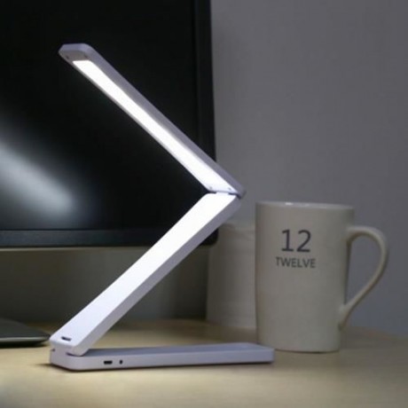 CREATIVE DC 5V 1.5W 120LM EYE-PROTECTION 17 LEDS TABLE LAMP FOLDING NIGHT LIGHT (WHITE)