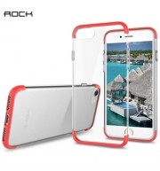 ROCK CHEER SERIES CASE TRANSPARENT TPU PROTECTIVE BACK COVER FOR IPHONE 7 (RED)