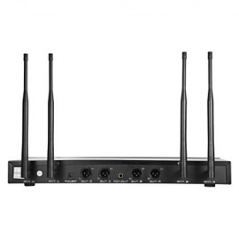 WEISRE U - 400 PROFESSIONAL VHF WIRELESS MICROPHONE WITH RECEIVER (BLACK)