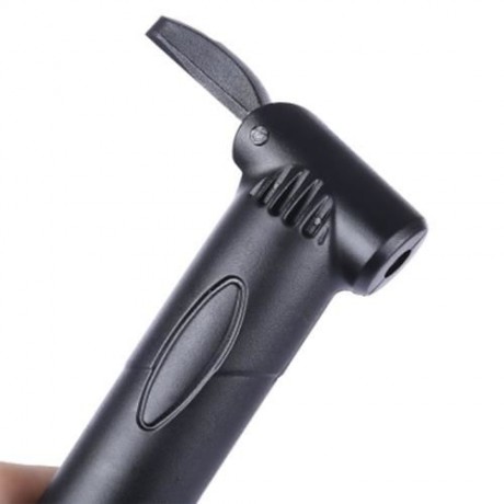 DUUTI BIKE BICYCLE PORTABLE MINI MULTI-FUNCTIONAL PUMP AIR TIRE INFLATOR (BLACK)