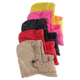 OUTDOOR WINTER MULTIFUNCTION SPOT DESIGN DOUBLE LAYER UNISEX HAT (PINK)