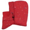 OUTDOOR WINTER MULTIFUNCTION SPOT DESIGN DOUBLE LAYER UNISEX HAT (RED)