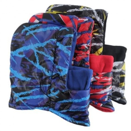 OUTDOOR DOUBLE LAYER UNISEX WIND RESISTANCE HAT (BLACK)
