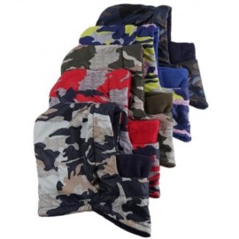 OUTDOOR MULTIFUNCTION CAMOUFLAGE DESIGN DOUBLE LAYER UNISEX WIND RESISTANCE HAT (RANDOM CO