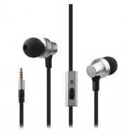 AWEI ES910I 3.5MM PLUG STEREO MUSIC DEEP BASS IN-EAR EARPHONES HEADPHONES (SILVER)