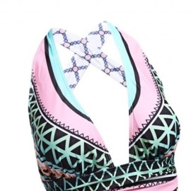 SEXY BACKLESS SIAMESED SWIMWEAR SWIMSUIT BIKINI (COLORMIX)