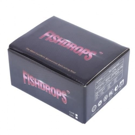 FISHDROPS 17   1BB LEFT RIGHT HAND GUN SHAPE FISHING BAITCASTING REEL (BLACK)