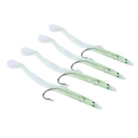 LEO FISHING TRANSPARENT ARTIFICIAL LUMINOUS LURE CRANKBAIT BAIT WITH HOOK (GREEN)