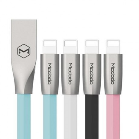 MCDODO CA - 120 8 PIN METAL HOUSING NOODLE TRANSFER DATA SYNCHRONIZATION CHARGING CORD 1M 