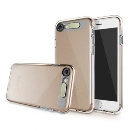 ROCK LIGHT TUBE SERIES LED FLASH TRANSPARENT PROTECTIVE CASE SKIN FOR IPHONE 7 (TRANSPAREN