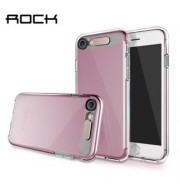 ROCK LIGHT TUBE SERIES LED FLASH TRANSPARENT PROTECTIVE CASE SKIN FOR IPHONE 7 (PINK)