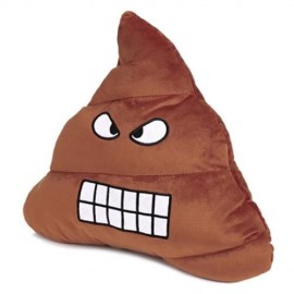 CUTE POOP EXPRESSION GRINNING EMOTICON PILLOW STUFFED PLUSH TOY HOME DECORATION CHRISTMAS 