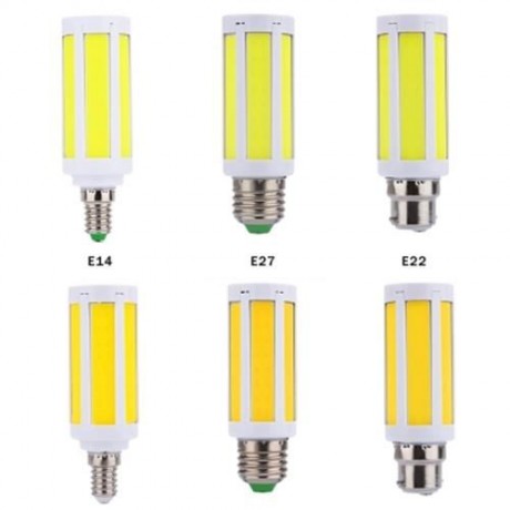 AC 220V E27 10W 850 - 1000LM LED COB CORN BULB LIGHT (WARM WHITE LIGHT)