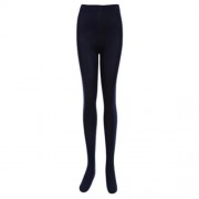 STYLISH HIGH WAIST PURE COLOR SHEATH WOMEN WARM BOTTOM PANTS (CADETBLUE)