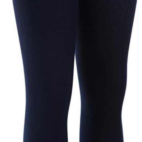 STYLISH HIGH WAIST PURE COLOR SHEATH WOMEN WARM BOTTOM PANTS (CADETBLUE)
