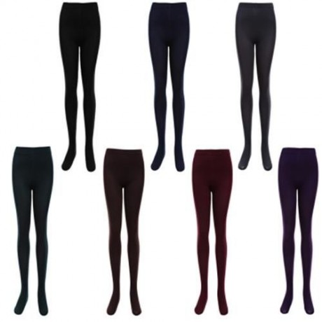 STYLISH HIGH WAIST PURE COLOR SHEATH WOMEN WARM BOTTOM PANTS (CADETBLUE)