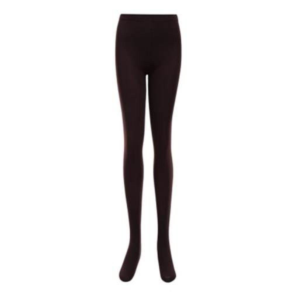 STYLISH HIGH WAIST PURE COLOR SHEATH WOMEN WARM BOTTOM PANTS (COFFEE)