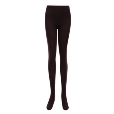 STYLISH HIGH WAIST PURE COLOR SHEATH WOMEN WARM BOTTOM PANTS (COFFEE)