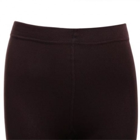STYLISH HIGH WAIST PURE COLOR SHEATH WOMEN WARM BOTTOM PANTS (COFFEE)