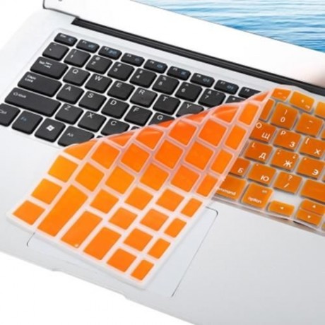 ULTRA THIN WATER RESISTANT TPU AMERICAN RUSSIAN LAPTOP KEYBOARD PROTECTIVE FILM FOR MACBOO