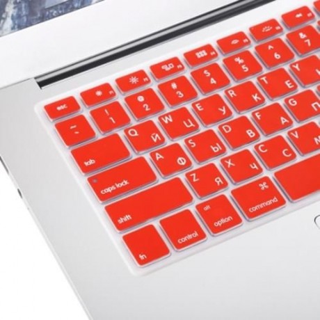 ULTRA THIN WATER RESISTANT TPU AMERICAN RUSSIAN LAPTOP KEYBOARD PROTECTIVE FILM FOR MACBOO