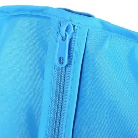 FOLDABLE HANGING GARMENT COVER CASE DUST-PROOF STORAGE BAG PROTECTOR (BLUE)