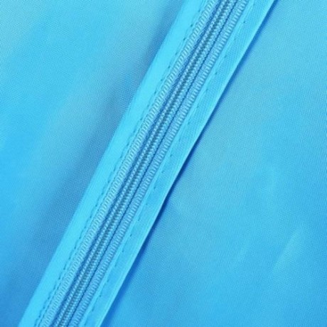 FOLDABLE HANGING GARMENT COVER CASE DUST-PROOF STORAGE BAG PROTECTOR (BLUE)