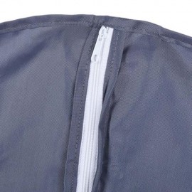 FOLDABLE WARDROBE HANGING GARMENT COVER CASE DUST-PROOF STORAGE BAG PROTECTOR (DEEP GRAY)