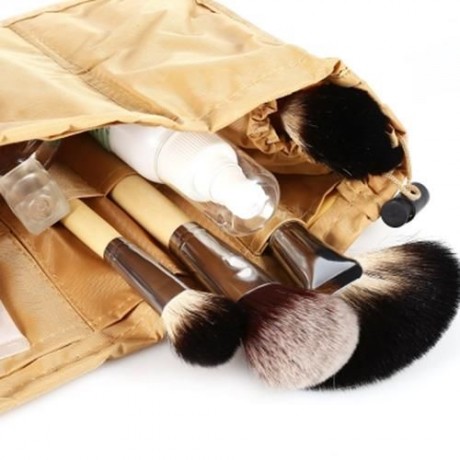 MULTIFUNCTIONAL COSMETIC STORAGE BAG MAKEUP CONTAINER (GINGER)