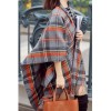 CASUAL FRINGE DECORATED TARTAN PASHMINA FOR WOMEN (COLOR ASSORTED)
