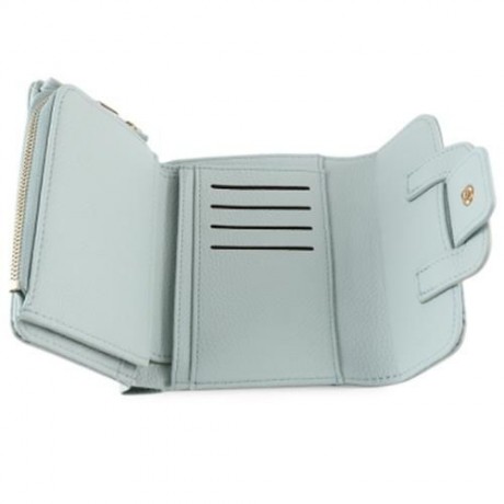 GUAPABIEN BRIEF PU LEATHER PISTON MINI WALLET FOR WOMEN (PALE GREEN)