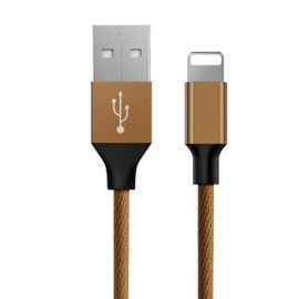 BASEUS YIVEN 8 PIN CHARGING SYNC DATA BRAIDED CABLE 1.2M FOR IPHONE (COFFEE)