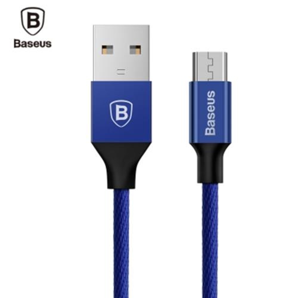 BASEUS YIVEN MICRO USB CHARGING SYNC DATA BRAIDED CABLE 1M FOR ANDROID MOBILE PHONE (CADET BASEUS YIVEN MICRO USB CHARGING SYNC DATA BRAIDED CABLE 1M FOR ANDROID MOBILE PHONE (CADET