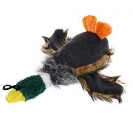 URBAN PAWS FUNNY PET DOG SQUEAKY PLUSH DUCK TOY CHEW SQUEAKER (COLORMIX)