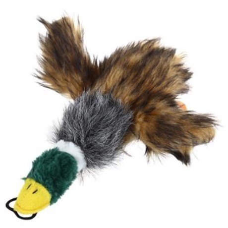 URBAN PAWS FUNNY PET DOG SQUEAKY PLUSH DUCK TOY CHEW SQUEAKER (COLORMIX)