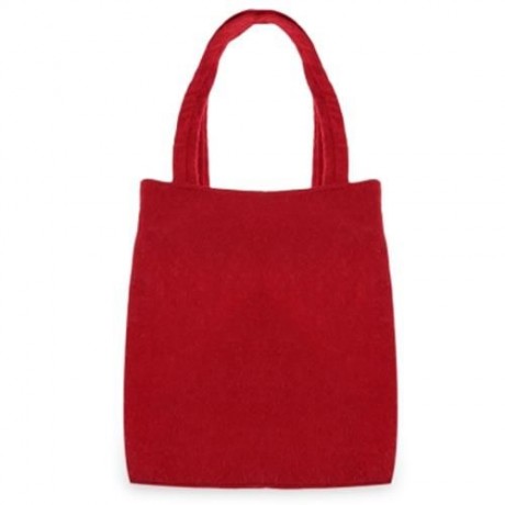 CHRISTMAS CUTE CARTOON SHOPPER BAG (RED)