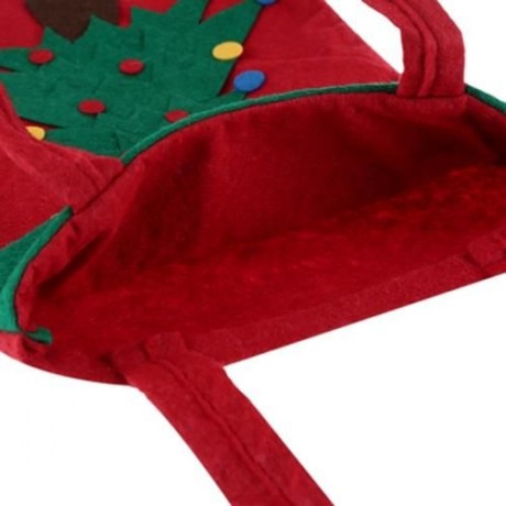 CHRISTMAS CUTE CARTOON SHOPPER BAG (RED)
